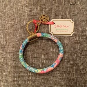 Lily Pulitzer Round Keychain